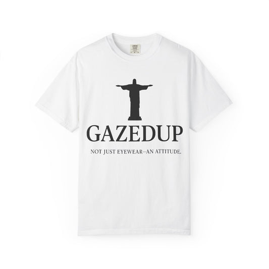Stylish Unisex Garment-Dyed Tee - GAZEDUP Graphic T-Shirt, Streetwear Fashion, Casual Wear, Unique Gift, Back-to-School